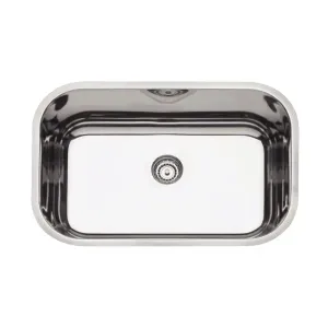 Cuba Embutir Lavínia 47 BL Aço Inox Polido 47x30cm Tramontina