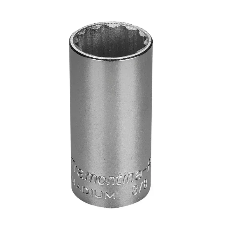 Soquete-Estriado-Longo-em-Aco-Cromo-Vanadio-22-mm---Encaixe-3-8--Tramontina-44868122