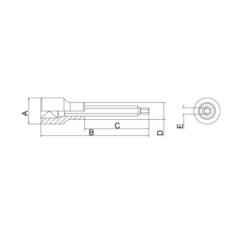 Soquete-Longo-em-Aco-Cromo-Vanadio-Ponta-Hexagonal-10-mm---Encaixe-1-2--Tramontina-44863110