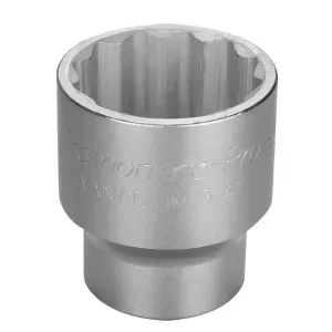 Soquete Estriado em Aço Cromo Vanádio 55 mm - Encaixe 3/4" Tramontina 44853155