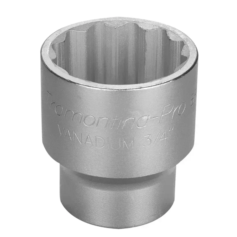 Soquete-Estriado-em-Aco-Cromo-Vanadio-55-mm---Encaixe-3-4--Tramontina-44853155