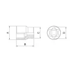 Soquete-Trafix-Femea-em-Aco-Cromo-Vanadio-E24---Encaixe-1-2--Tramontina-44847124