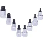 Jogo de Soquetes 1/2" Ponta Hexagonal - 8 peças Tramontina 44845508