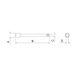 Extensao-5--em-Aco-Cromo-Vanadio---Encaixe-1-2--Tramontina-44836105