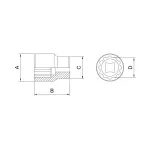 Soquete-Estriado-em-Aco-Cromo-Vanadio-25-mm---Encaixe-1-2--Tramontina-44833125