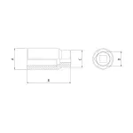 Soquete-Sextavado-Longo-em-Aco-Cromo-Vanadio-12-mm---Encaixe-1-2--Tramontina-44802112