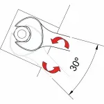 Jogo de chaves combinadas 12 peças Tramontina 44670212