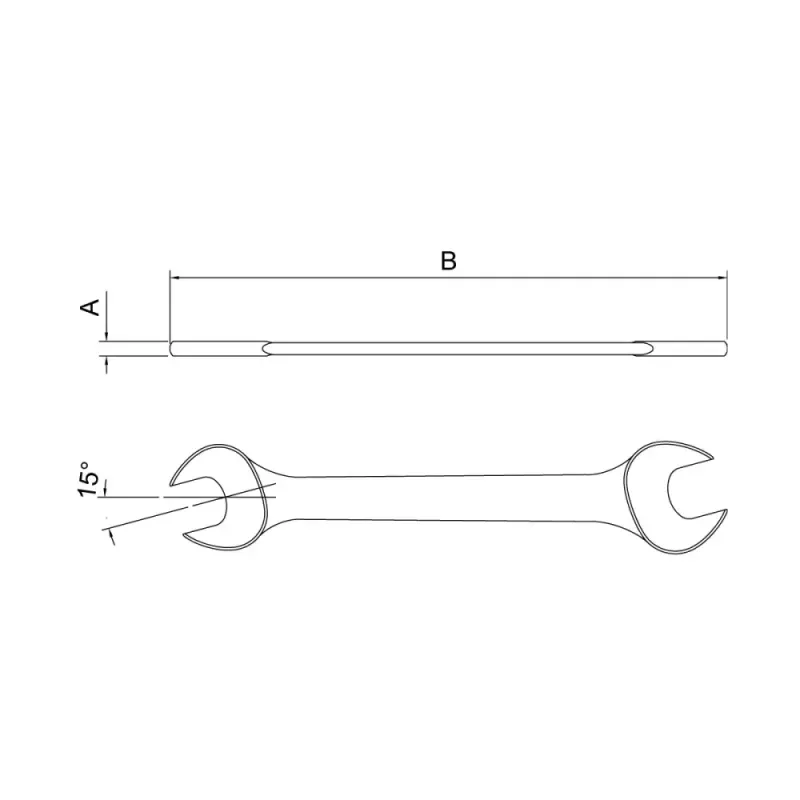 Chave fixa 25x28 mm Tramontina 44610111