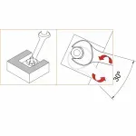 Chave fixa 25x28 mm Tramontina 44610111