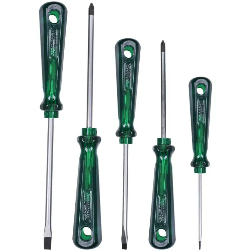 Jogo Chave de Fenda Pro em Aço Cromo Vanádio 5 peças Tramontina