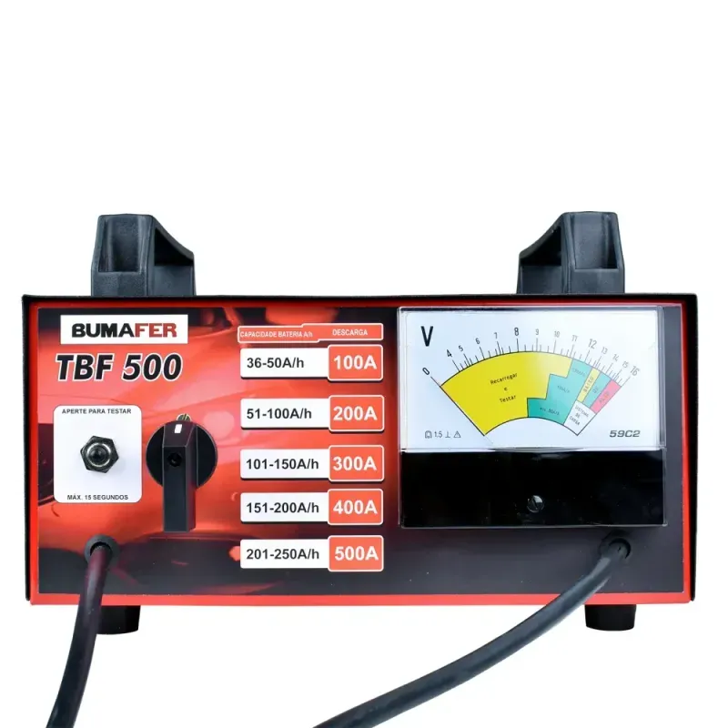Teste-de-Bateria-250-Amp-0-16V-Analogico-TBF500-Bumafer