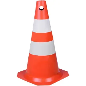 CONE SINALIZACAO PVC 50CM WORKER