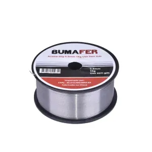 Arame de 0,8mm Para Solda Mig Sem Gás 1 Kg Bumafer