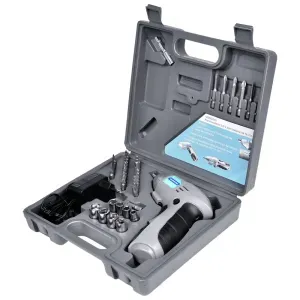 Parafusadeira a Bateria 1/4" com Maleta e 46 Peças Tramontina