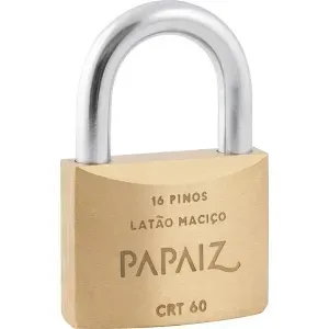 Cadeado 60mm Tetra Chave Papaiz Papaiz