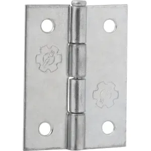 Dobradiça de Ferro Zincada em Pino Simples 2" 3 Peças Silvana