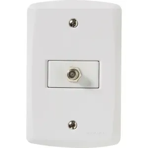 Tomada Tv Coaxial Branca Lux2 Tramontina