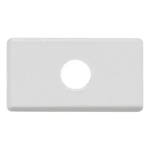 Módulo Tampo com 1 Furo 9,5mm Branco Tramontina