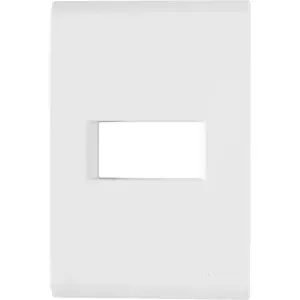 Placa 1 Posto Horizontal 4x2 Liz Branca Tramontina
