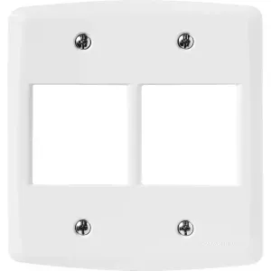 Placa 4 Postos 4x4 Lux² Branca Tramontina