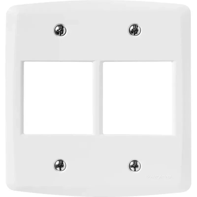 Placa-4-Postos-4x4-Lux²-Branca-Tramontina-