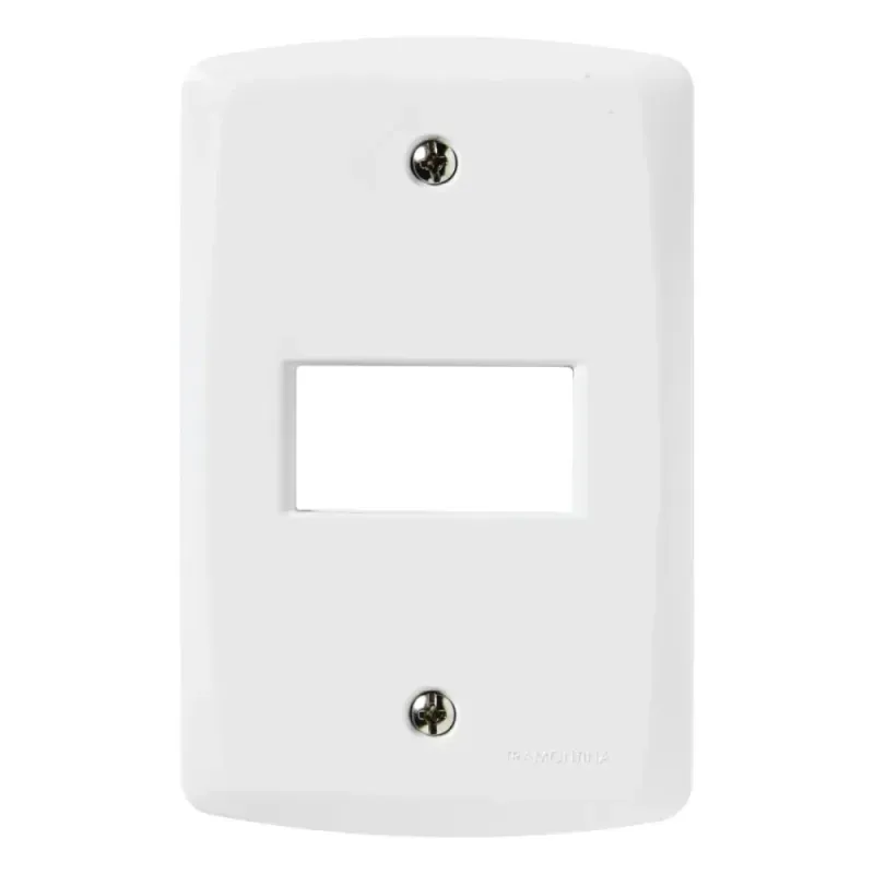 Placa-Horizontal-1-Posto-4x2-Lux²-Branca-Tramontina-