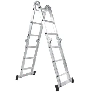 Escada Articulada 4X3 Alumínio 13 em 1 com 3,39m - Bumafer