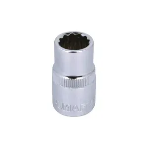 Soquete Estriado 12 mm Encaixe 1/2" Bumafer