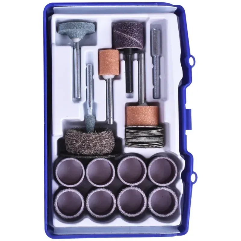 Kit-Para-Mini-Retifica-31-Pecas-Para-Lixar-e-Afiar-Dremel