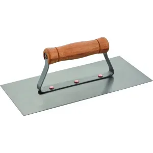 Desempenadeira Aço Lisa 35 x 12cm Cabo Fechado Worker