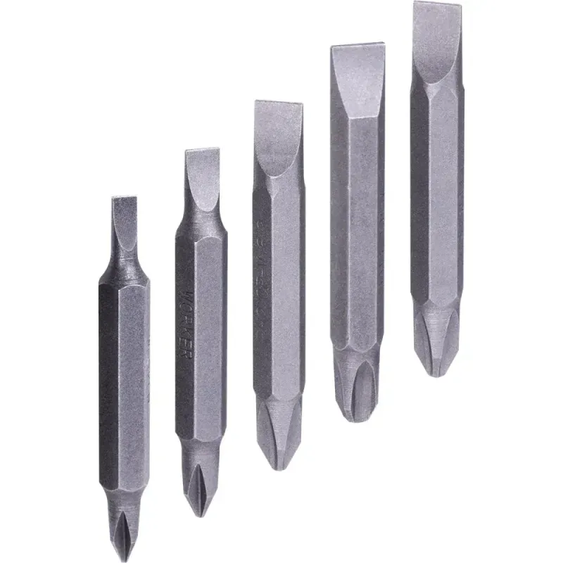Jogo-de-Bits-Para-Parafusadeira-05-Pcs-Fenda-Phillips-Worker