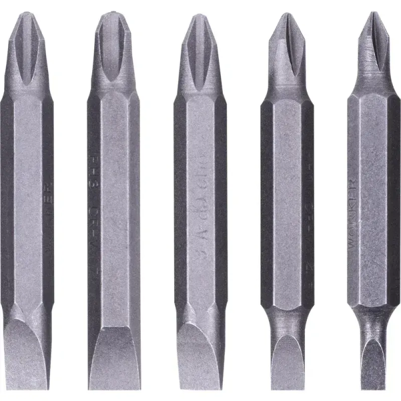 Jogo-de-Bits-Para-Parafusadeira-05-Pcs-Fenda-Phillips-Worker