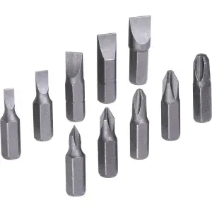 Jogo de Bits Para Parafusadeira 10 Pçs Fenda/Phillips Worker