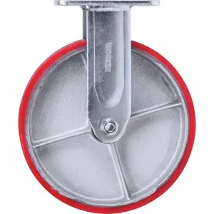 Rodízio de Ferro Fixo Pu 8" 400KG Worker