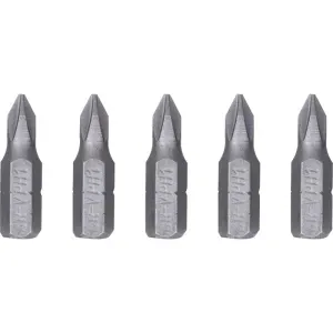 Bits 1/4" Ponta Philips PH1x25,4mm 5 Peças Worker