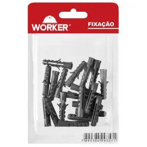 Bucha 06 20pc Plast Parede Macica 012 421235 Worker