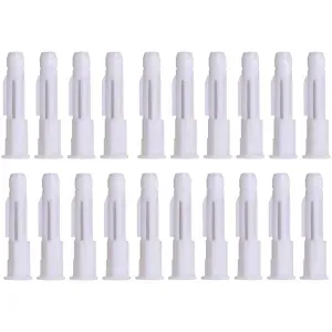 Bucha Plástica 6mm 421251 Worker – 20 Peças