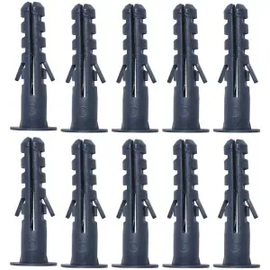 Bucha de Plástico 8 Para Parede Maciça 421278 Worker – 10Pçs