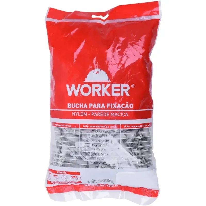 Bucha-10-250pc-Nylon-Parede-Macica-Worker