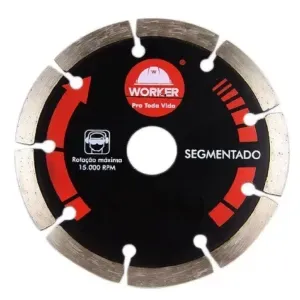 Disco Diamantado Segmentado 105mm x 2mm Worker