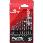 Jogo-Brocas-Helicoidais-em-Aco-Rapido-2-8mm-13-Pcs-Worker