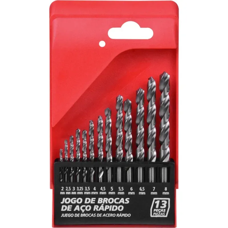 Jogo-Brocas-Helicoidais-em-Aco-Rapido-2-8mm-13-Pcs-Worker