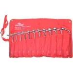 Jogo de Chaves Biela Sextavado em Aço 8-19mm 12 Peças Worker