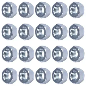 Porca Sextavada Zincada 3/16” x 5/16” 421987 Worker – 20 Pçs