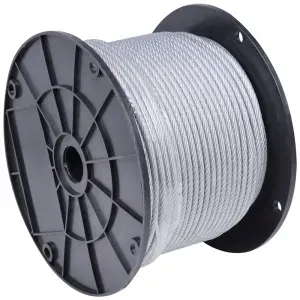 Cabo de Aço 1/16" 6x7 PVC 100m 1,60mm Worker
