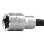 Chave Soquete Torx Longa Aço Cromo T-40 1/2" Worker