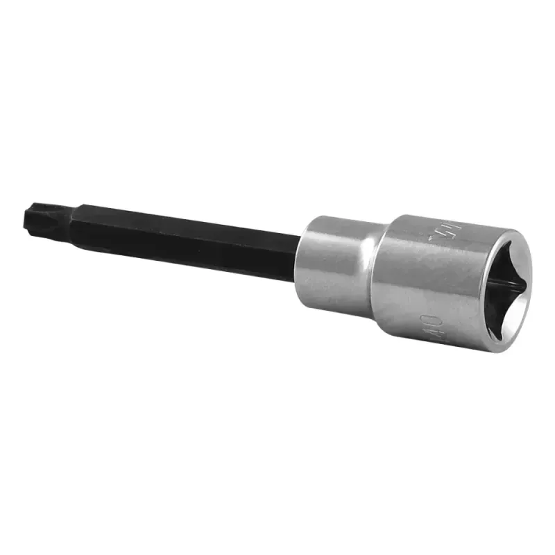 Chave Soquete Torx Longa Aço Cromo T-40 1/2" Worker