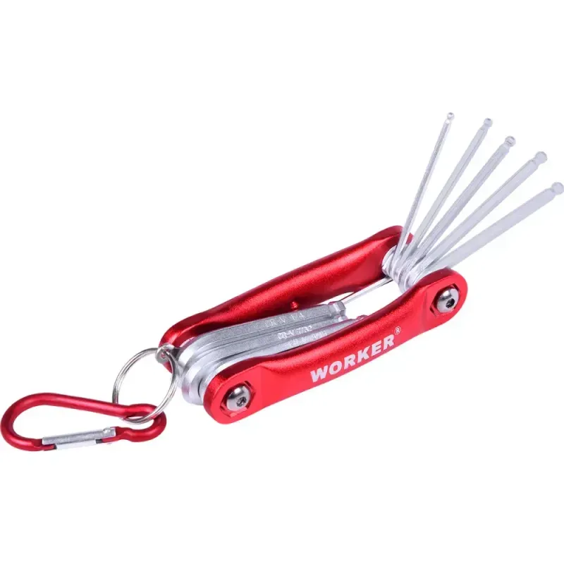 Jogo Chave Torx Tipo Canivete 8 Peças Worker