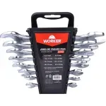 Jogo de Chaves Fixas 8 Peças 6 a 22mm Worker