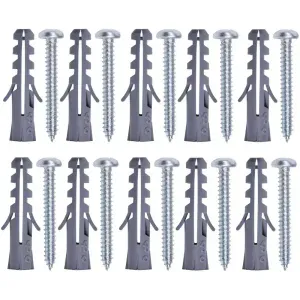 Parafuso AA com Bucha 3,5x25mm 10 Conjuntos Worker